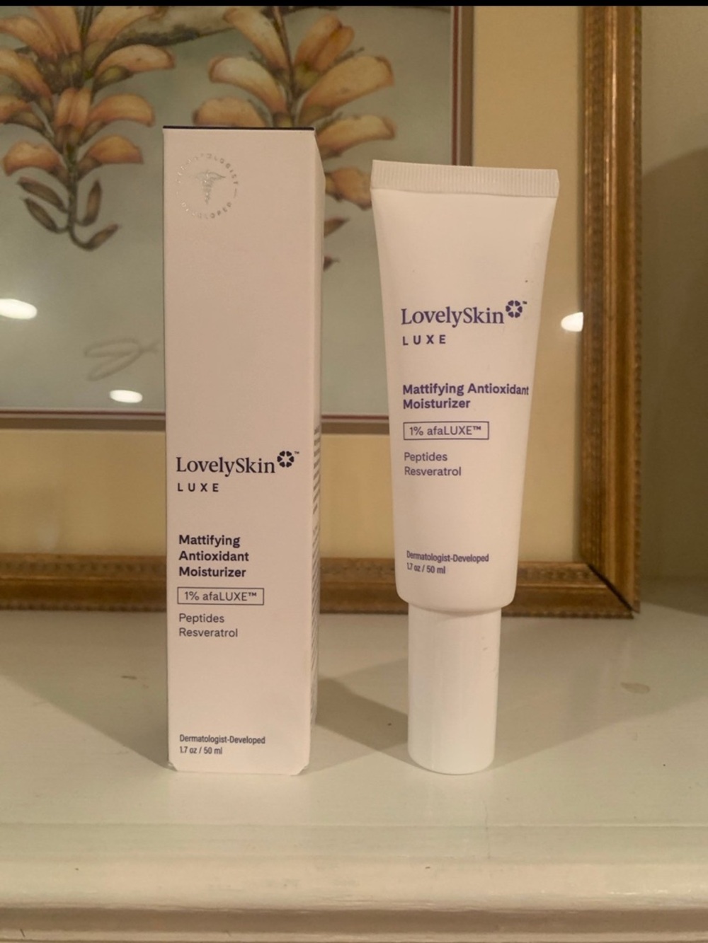 Lovely Skin LUXE Mattifying Antioxidant Moisturizer NWT
